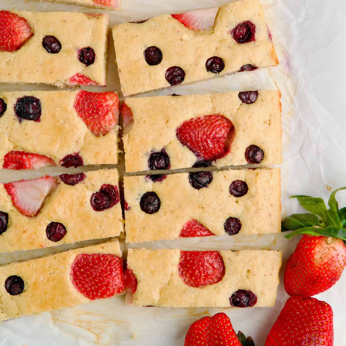 Sheet Pan Berry Pancake