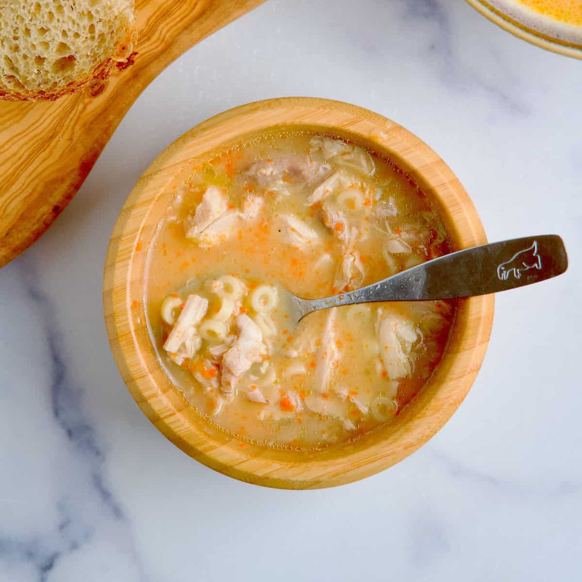 Easy Chicken Pasta Soup For Kids